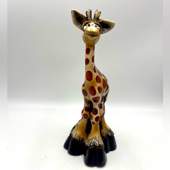 1992 Beasties Of The Kingdom “Geraldine Giraffe” Sculpture Signed by John Raya - Picture 4 of 15